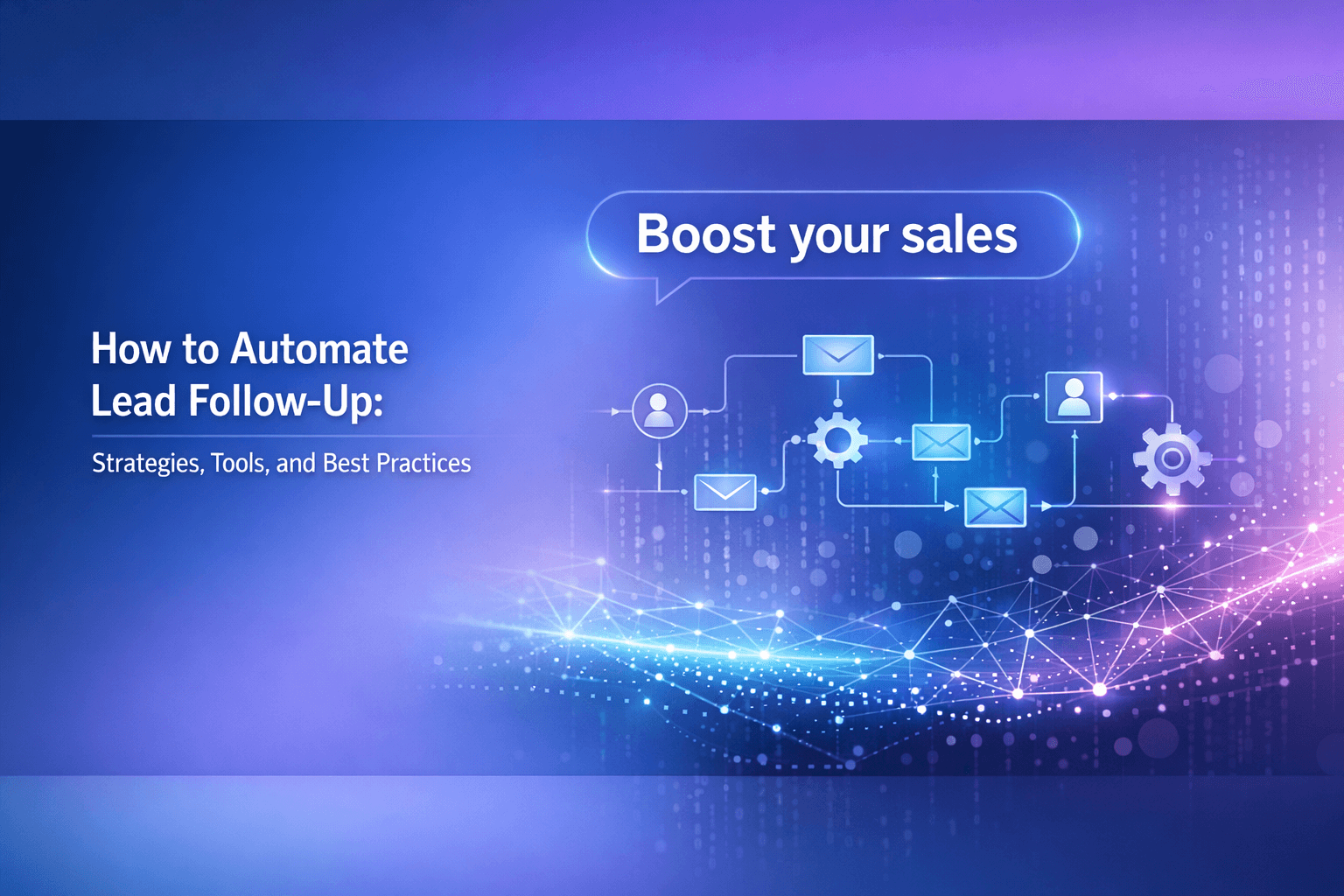 Automated email and SMS notifications reaching a business professional, symbolizing fast and efficient AI-powered lead follow-up.